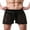 Black, variant on Men's Hollow See Through Shorts Drawstring Loose Lounge Pants Swim Shorts Cover Up Boxer Trunks
