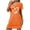 Orange, variant on Jgppe Nightdress for Women Cute Valentine's Day Print Lightweight Short Sleeve Nightgown Sleepwear Nightdress