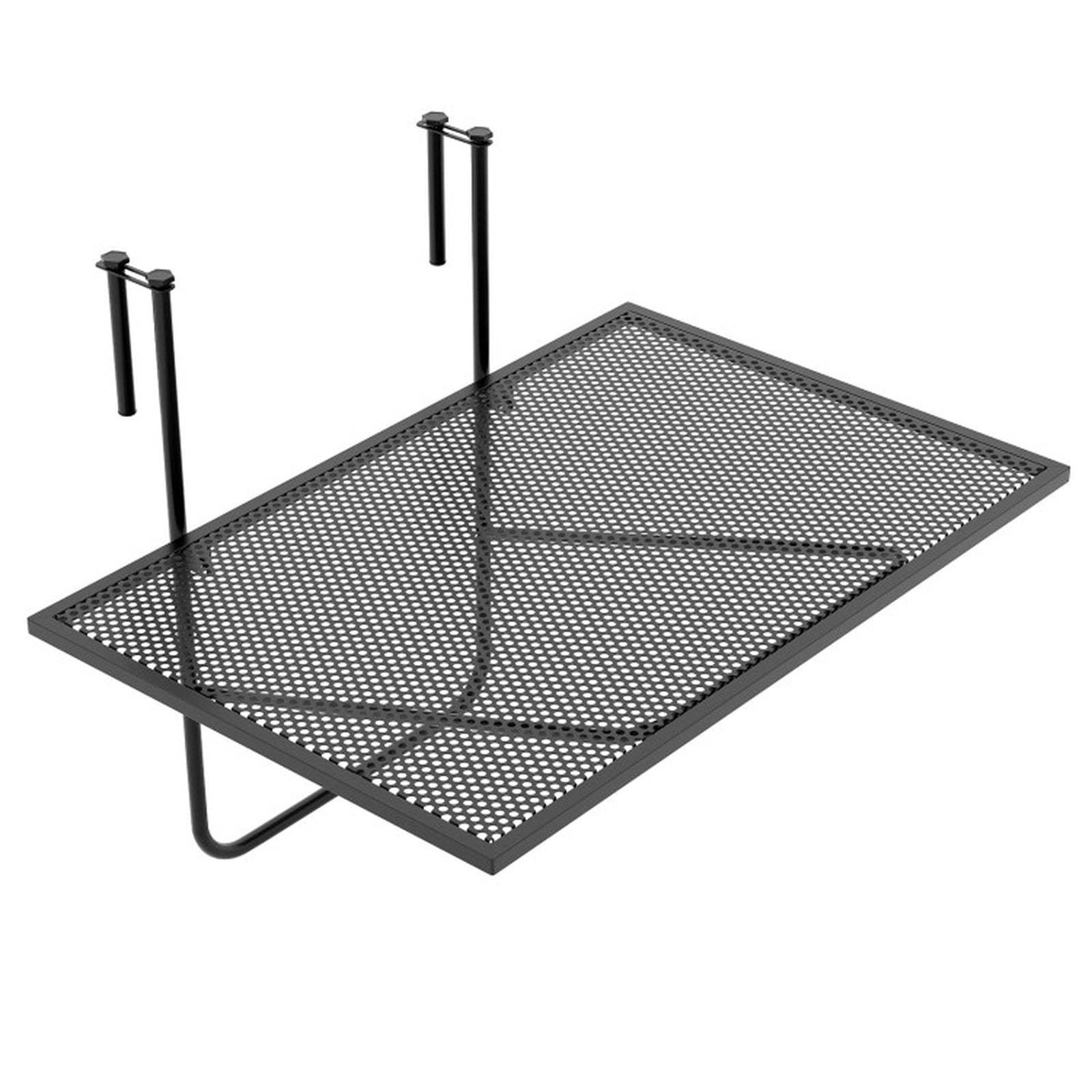 Biotree Outdoor Folding Hanging Table with Metal Frame for Outdoor Indoor Patio Camping Picnic Party Portable, Black