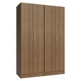 thumbnail image 1 of Madesa Kitchen Pantry Set Storage Cabinet 4 Doors 8 Utility Shelves 47"L Wooden Organization Unit for Kitchen 6 Adjustable Shelves Anti Tipping - Rustic, 1 of 9