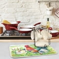 thumbnail image 2 of GZHJMY Rural Grass Chicken Rooster Easter Absorbent Dish Drying Mat Microfiber Kitchen Countertop Table Protector Multi-Purpose Counter Rack Sink Drainer Pad (16 x 18 Inches), 2 of 6