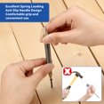 thumbnail image 4 of Dual Head Nail Setter, Comfortable Grip Nail Setter and Hinge Pin Punch Set  for Wood, 4 of 7