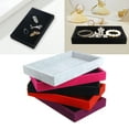 thumbnail image 4 of Maytalsory Soft Velvet Lining Jewelry Boxs Store And Collection In Style Effectively Protecting Accessories Wood Jewel Storage Case black 1Set, 4 of 6