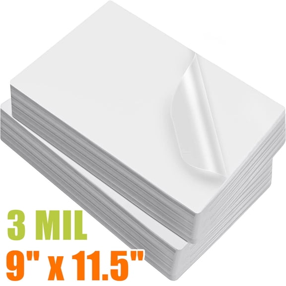 500Pack Thermal Laminating Pouches 3 Mil 9" x 11.5" Letter Size Laminator Sheets