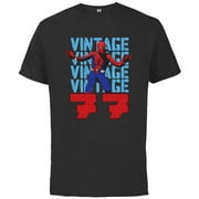 Marvel Spider-Man: Beyond Amazing Vintage Retro 1977 - Short Sleeve Cotton T-Shirt for Adults - Customized-Black