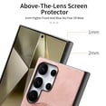 thumbnail image 3 of Magnetic for Samsung Galaxy S25 Ultra PU Leather Case, [Compatible with Mag-Safe] Slim Shockproof Protective Phone Cove Support Car Mount Holder for Samsung Galaxy S25 Ultra, Pink, 3 of 11