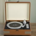 thumbnail image 5 of Reproductor de CD con Maleta Vintage y Altavoces HI-FI con Bluetooth 5.3, Mando A Distancia, Regalo para Amantes de la Música, Color Marrón, 5 of 5