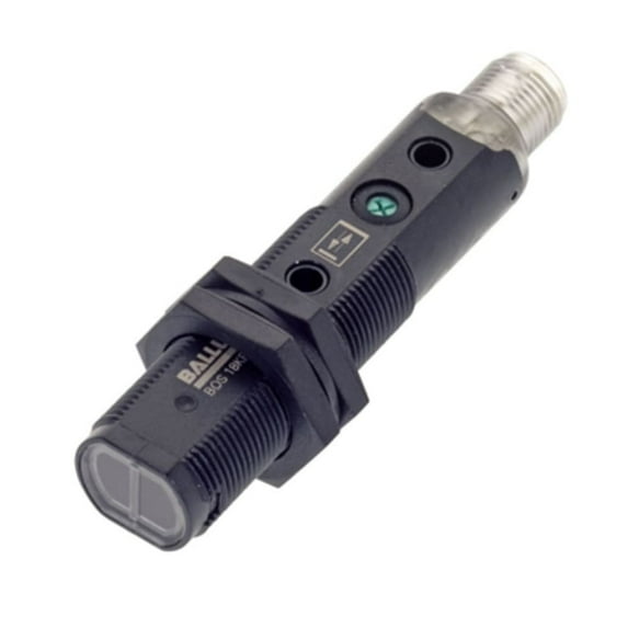 Pack of 1, Balluff Bos00J3 Sensor, Photoelectric Diffuse, M18, Infrared, 400Mm, Npn, Lo/Do, M12