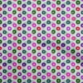 thumbnail image 1 of oneOone Cotton Poplin Purple Fabric Circle Fabric For Sewing Printed Craft Fabric By The Yard 42 Inch Wide, 1 of 4
