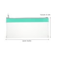thumbnail image 2 of WRITWAA 4Pcs Rectangular Money Pouch for Business Settings Pink PVC Envelope Wallet, 2 of 5