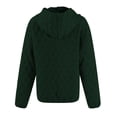 thumbnail image 6 of Yokua Women Quilted Hoodies Casual Long Sleeve Sweatshirts Trendy Lightweight Pullover Tops with Pocket Comfy Fall Clothes, 6 of 7