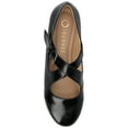 thumbnail image 5 of Journee Womens Ivanna Almond Toe Mary Jane Buckle Detail Comfort Flats, 5 of 10