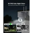 thumbnail image 2 of Cámara de Seguridad Blurams 2K Outdoor 360° PTZ Visión Nocturna a Color, 2 of 6