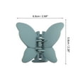 thumbnail image 2 of Unique Bargains Butterfly Claw Clip Hair Clips Hair Accessories for Women 6 Pcs Multicolor, 2 of 7