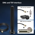 thumbnail image 4 of Antena WIKNOW 5G LTE Banda 15dBi SMA TS9 Externa Omnidireccional, 4 of 7