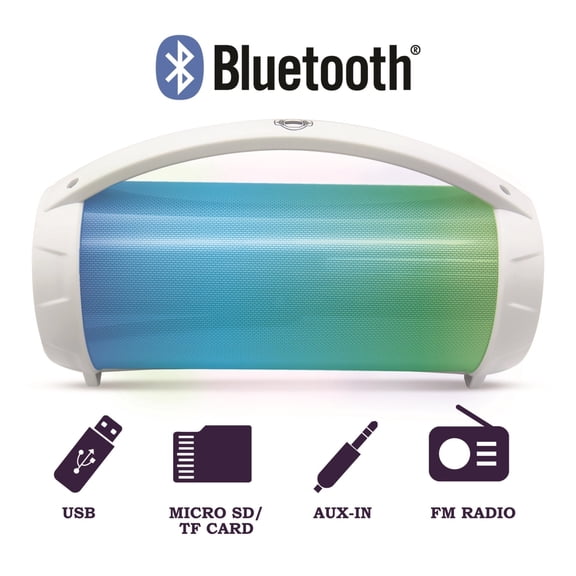 iParty Bluetooth Speaker with lights and mic