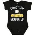 thumbnail image 3 of Inktastic Congrats My Brother Graduated with Cap Boys or Girls Baby Bodysuit, 3 of 5