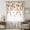 Burnt Orange, variant on Teal Eucalyptus Sheer Curtains 96 Inches Long for Living Room, Watercolor Spring Weeping Botanical Light Filtering Privacy Drapes, Breathable Semi Sheer Window Treatment for Bedroom Dining Room
