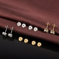 thumbnail image 5 of 925 Silver Hypoallergenic Earring Backs Replacements, 18K White Gold Plated Secure Push Earring Backs for Studs, 5 of 14