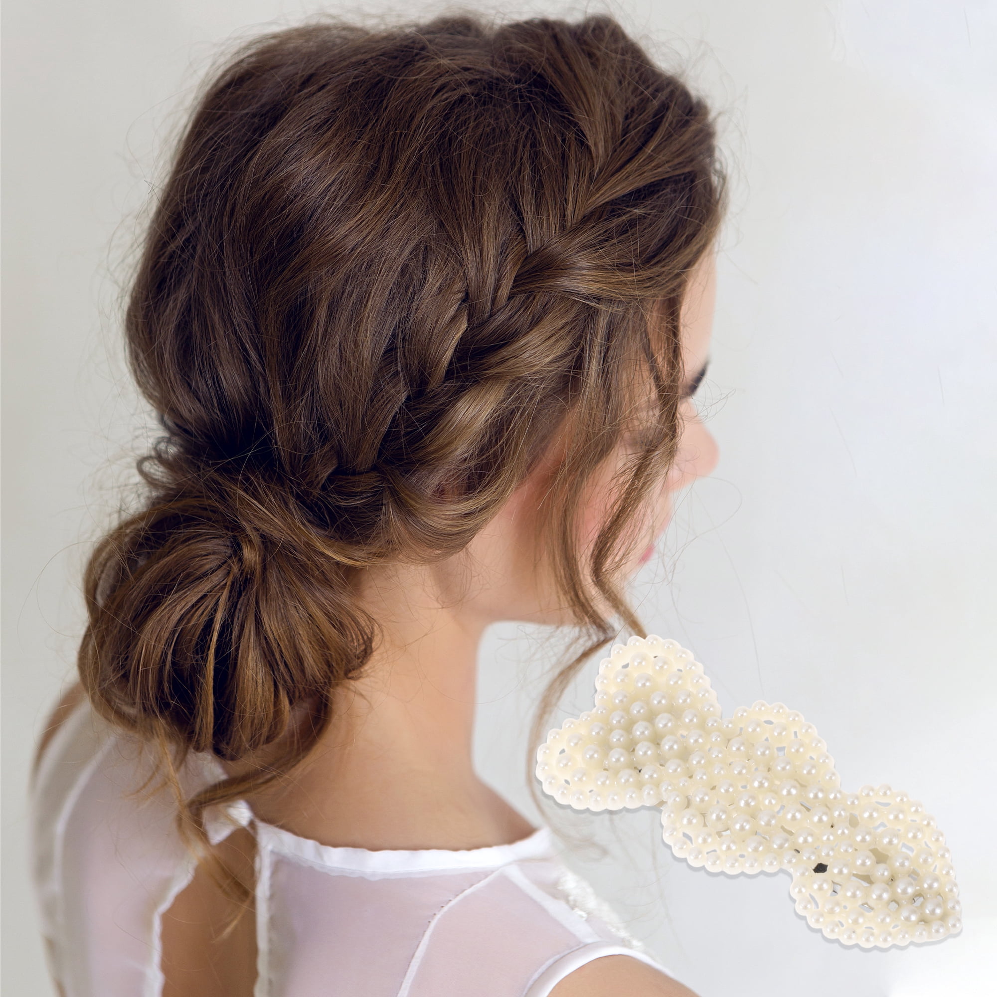 Unique Bargains 5Pcs Practical Hair Accessories Multiple Styles Heart Faux Pearl