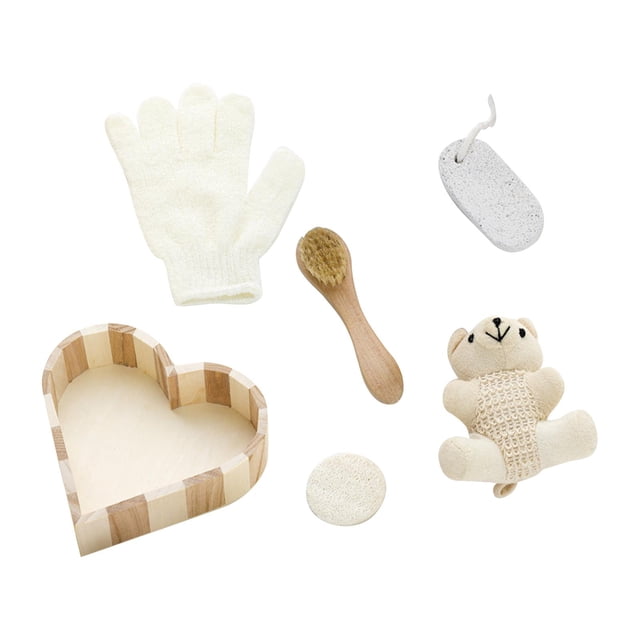 de cepillo corporal portátil Cubo de mader de baño Accesorios Limpiador de espalda Herramienta de fregado multifuncional Madera para baño Estilo A Salvador cepillo de baño