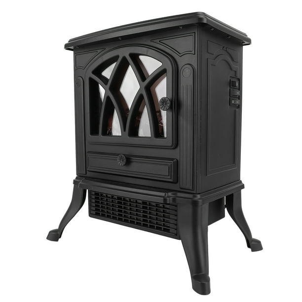 Calentador De Estufa De Chimenea Eléctrica De Cuarzo Infrarrojo 3D, Calentador De Chimenea Efecto De Llama 3D Calentador De Espacio Eléctrico De Calentamiento Rápido Para El