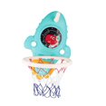 thumbnail image 1 of 1 Set Basketball Stand Toys Multiple Playing Ways Stable Hand-eye Coordination Height Adjustment Anti-falling Entertainment ABS Rocket Design Basketball Shooting Toys Indoor, 1 of 10