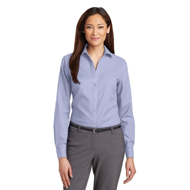 DESCATALOGADO Red House Ladies Non-Iron Diamond Dobby Shirt S Camisa de vestir Azul casa Roja RH77