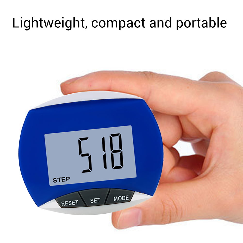 Cogihome Pedometer Walking Step Counter with Belt Clip Multi-Functional Pedometer LCD Display Fitting Exercise Accessory 