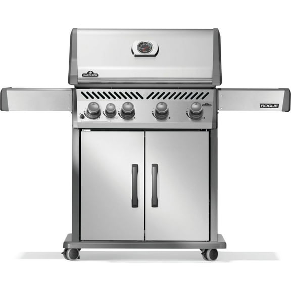 Napoleon Rogue® 525 4-Burner Propane Gas Grill with Range Side Burner in Stainless Steel