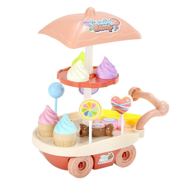 Camión de s de juguete, juguete para juego de imitación, juguetes educativos, Mini de venta delicado, soporte simulado para niños y niñas , Rojo