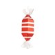 thumbnail image 2 of Adorno de caramelos navideños rojo y blanco | Decoración del árbol navideño • Colgante de plástico pintado, multicolor, decoración festiva para colgar • Duradero, fácil de exhibir, 12,2"x5,5", 2 of 6