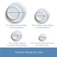 thumbnail image 4 of Tapas elásticas de silicona Stasher, paquete de 4, reutilizables para alimentos, 4 of 9