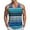 Blue, variant on BADHUB Boho Hollow Muscle Tank Tops for Men 2025 Trendy Summer Beach Sleeveless Gym Shirts Navy L