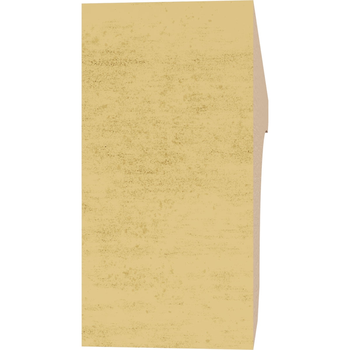 2"W x 12"D x 4"H Thin Legacy Rough Cedar Woodgrain TimberThane Corbel, Primed Tan
