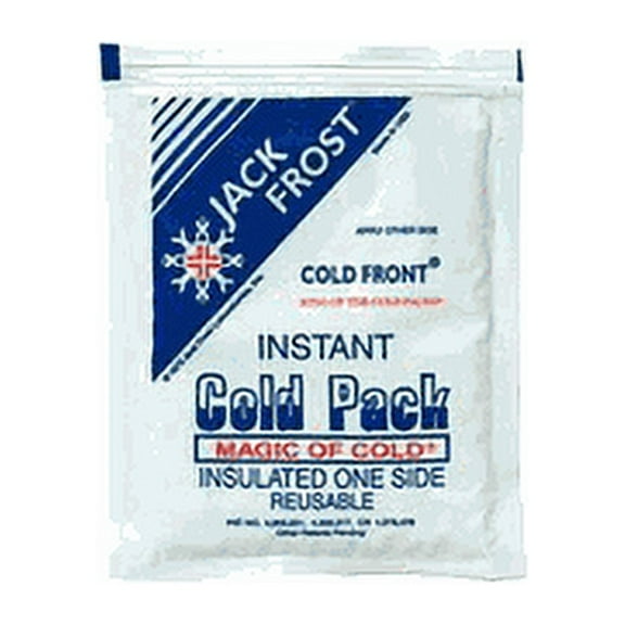 Coldstar 10407 Jack Frost Single Use Non-Insulated Cold Packs 5.5" x 5" 80/Pk