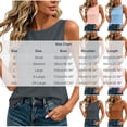 thumbnail image 3 of Craaazy Womens Sleeveless Shirts Oversized Fit Solid Color Crew Neck Casual Linen Tops Breathable Cotton Blend for Spring Summer Daily Wear, 3 of 10