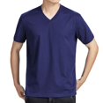 thumbnail image 5 of COSFO Solid Mens T Shirts V Neck Casual Short Sleeve Tops Loose Cotton Pullover Men's Classic T-Shirt, 5 of 5