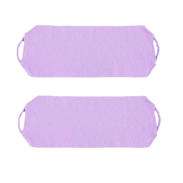Guardurnaity Limpiador de espalda, solución versátil para todas las experiencias de ducha con capacidad de cobertura , 2 pack/lote Cuerpo del baño púrpura