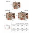 thumbnail image 3 of Fsddascl Christmas Snowman Toaster Cover 4 Slice, Large Kitchen Appliance Covers, Xmas Poinsettia Birds Balls Vintage Toaster Oven Cover with Loop, Bread Machine Cover Polyester Dust Cover Protection, 3 of 5
