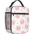 thumbnail image 2 of Pig Lunch Bag Insulated Lunch Box for Women Reusable Portable Lunchbox Leakproof Cooler Tote Bento Bag for Office Work Picnic, 2 of 6