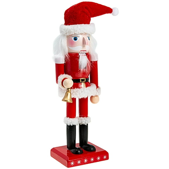 Red Nutcracker Santa for Decoration with Exquisite Design and Sturdy Materials Perfect for Home Office or Car