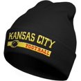 thumbnail image 2 of Football Embroidered Beanie Hat for Fan Gifts, Winter Beanie Cap Warm Knit Hats for Men Women, 2 of 6