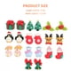thumbnail image 2 of 20pcs Accesorios para el cabello de Navidad Adornos artesanales Encantos de plateado Embellecimiento, 2 of 5