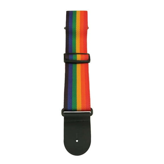 Paragon 2" Poly Guitar Strap - Rainbow