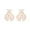 Rose Gold, variant on Valentine's Day Gifts for Woman Women'S Fashion Earrings Color Clavicle Exquisite Earrings Earrings Silver
