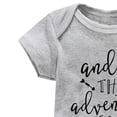 thumbnail image 5 of JUMEYU Baby Girl Bodysuit Baby Girls' Short-Sleeve Bodysuit Funny Jumpsuit Outfit for Infant Toddlers 0 3 6 9 12 18 24 Months (Grey,6-9 Months), 5 of 6