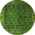 thumbnail image 1 of Ahgly Company Indoor Round Persian Green Traditional Area Rugs, 4' Round, 1 of 1