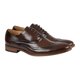 thumbnail image 2 of Goor - Zapatos Oxford de 5 ojales modelo Brogue para niños (Marrón), 2 of 2