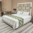 thumbnail image 1 of Hibiscus Bed Runner, Composition of Floral Elements and Budgerigars Birds, Decorative Accent Bedding Scarf for Hotels Homes and Guestrooms, King, Multicolor, by Ambesonne, 1 of 2